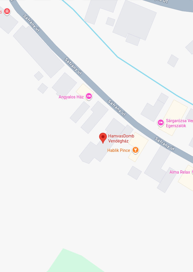 Térkép - Vendégház és a szomszédok